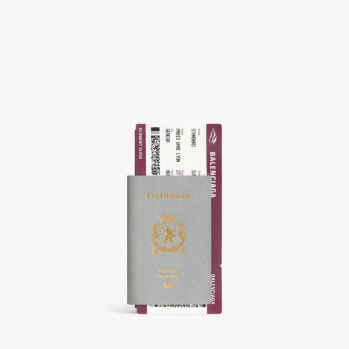 Balenciaga グレー の メンズ Passport ロング ウォレット 1 チケット