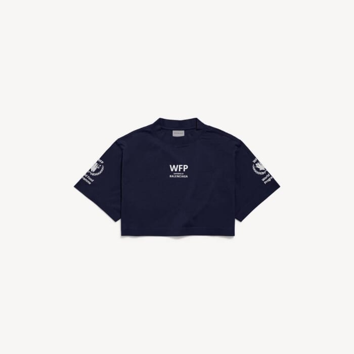 ネイビー の ウィメンズ Wfp クロップドtシャツ