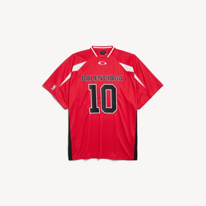 レッド の メンズ Balenciaga | Nba Collaboration オーバーサイズ Tシャツ