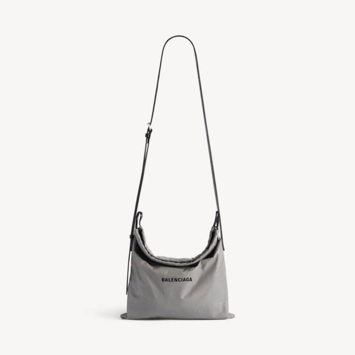 Balenciaga グレー の メンズ Shopper ダストバッグ クロスボディ ポーチ ミディアム