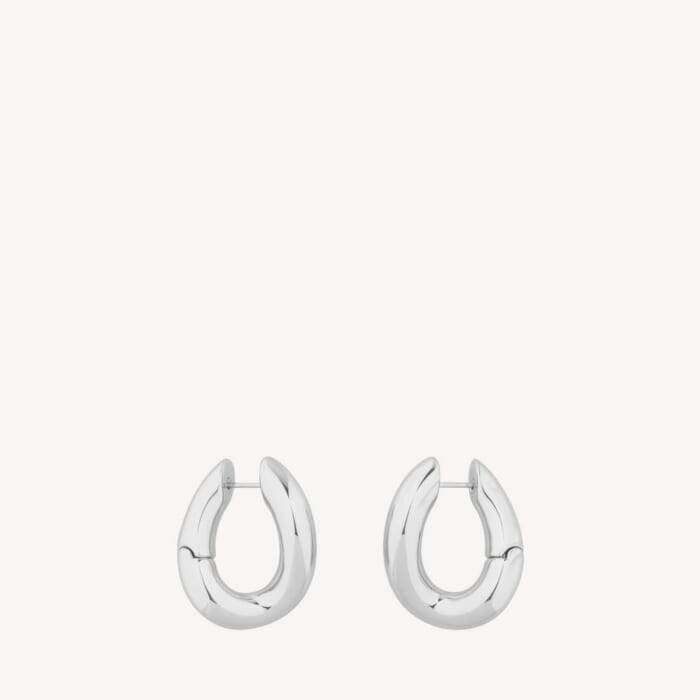 シルバー の ウィメンズ Loop ピアス