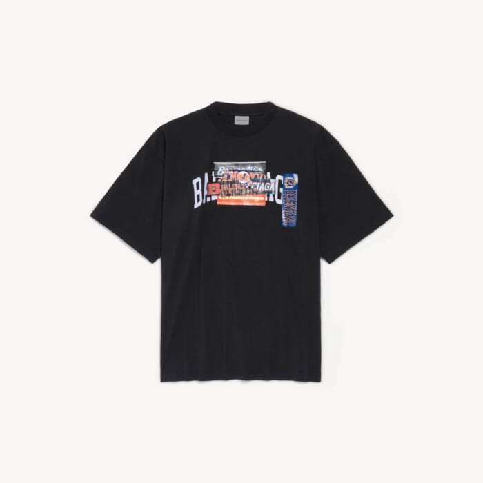 ブラック の メンズ Bumper Stickers ミディアムフィット Tシャツ
