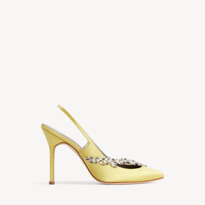 ライム の ウィメンズ Balenciaga | Manolo Blahnik スリングバック