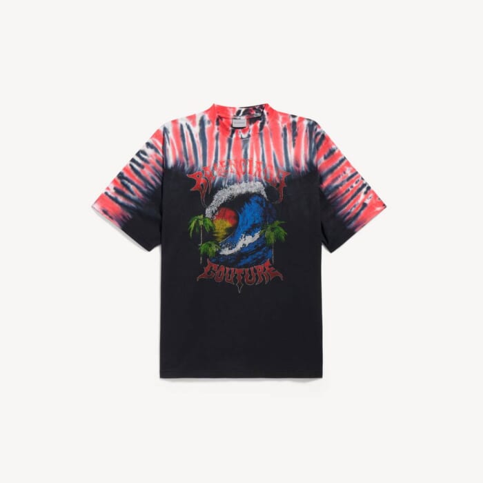 ブラック の メンズ Extreme Tie Dye ミディアムフィット Tシャツ