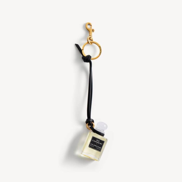 Fragrance ミニチュアボトル チャーム  で ブラック