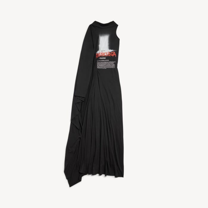 ブラック の ウィメンズ The Door ロングドレープドレス